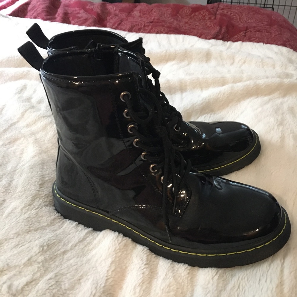 Doc Marten Look Alike PU Boots